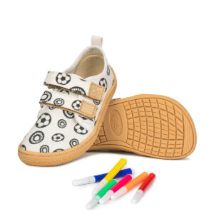 Detské barefoot tenisky ANDY - komix balls